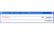 1888 Number to Word Converter screenshot